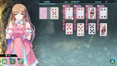 漂亮女孩四王扑克